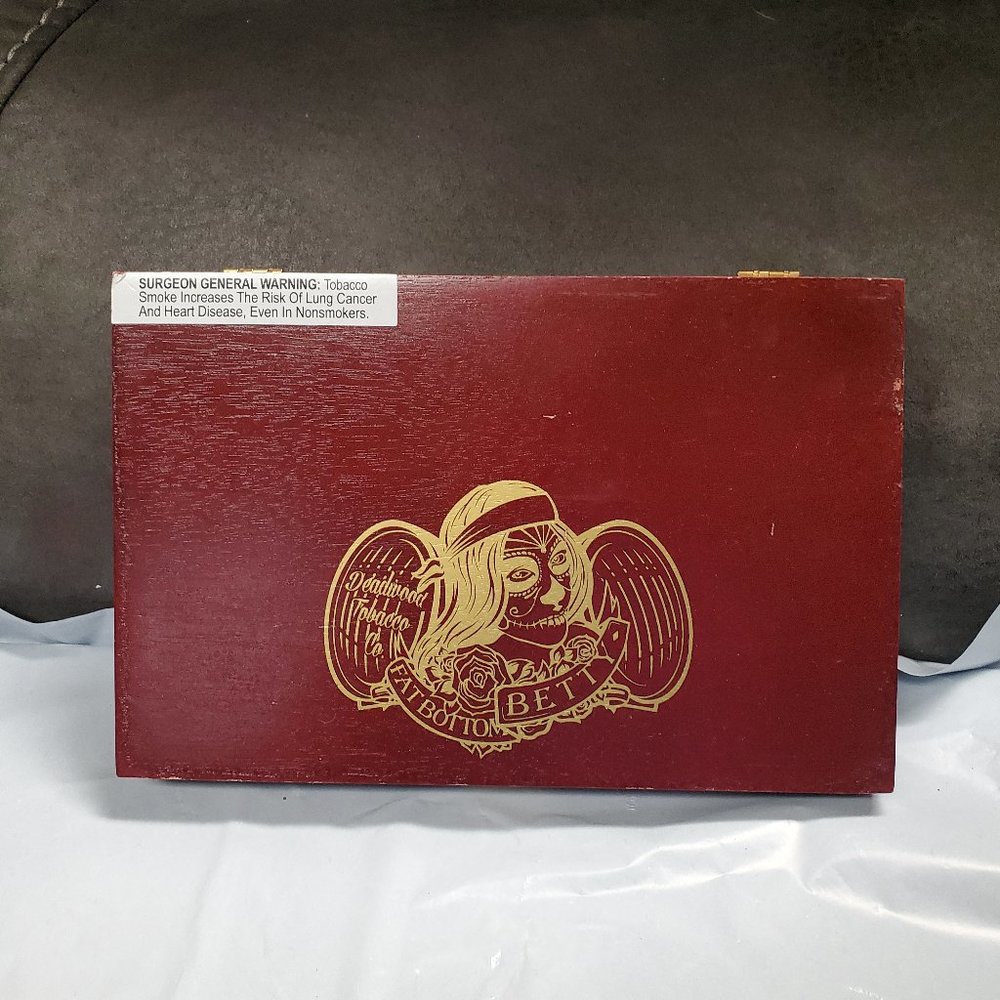 Home Decor - Fat Bottom Betty Wooden Cigar Box